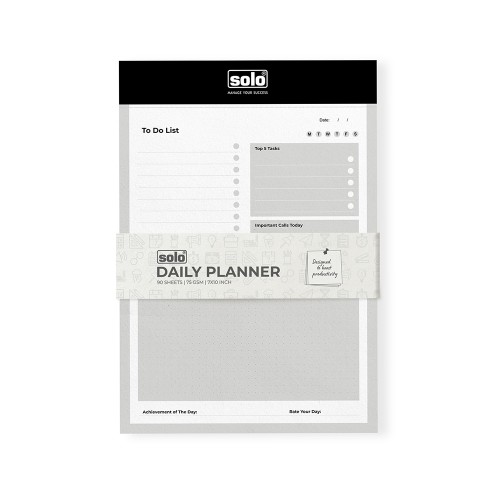 SOLO Daily Planner | Things To Do Pads of 90 tear off sheets | TDPB5